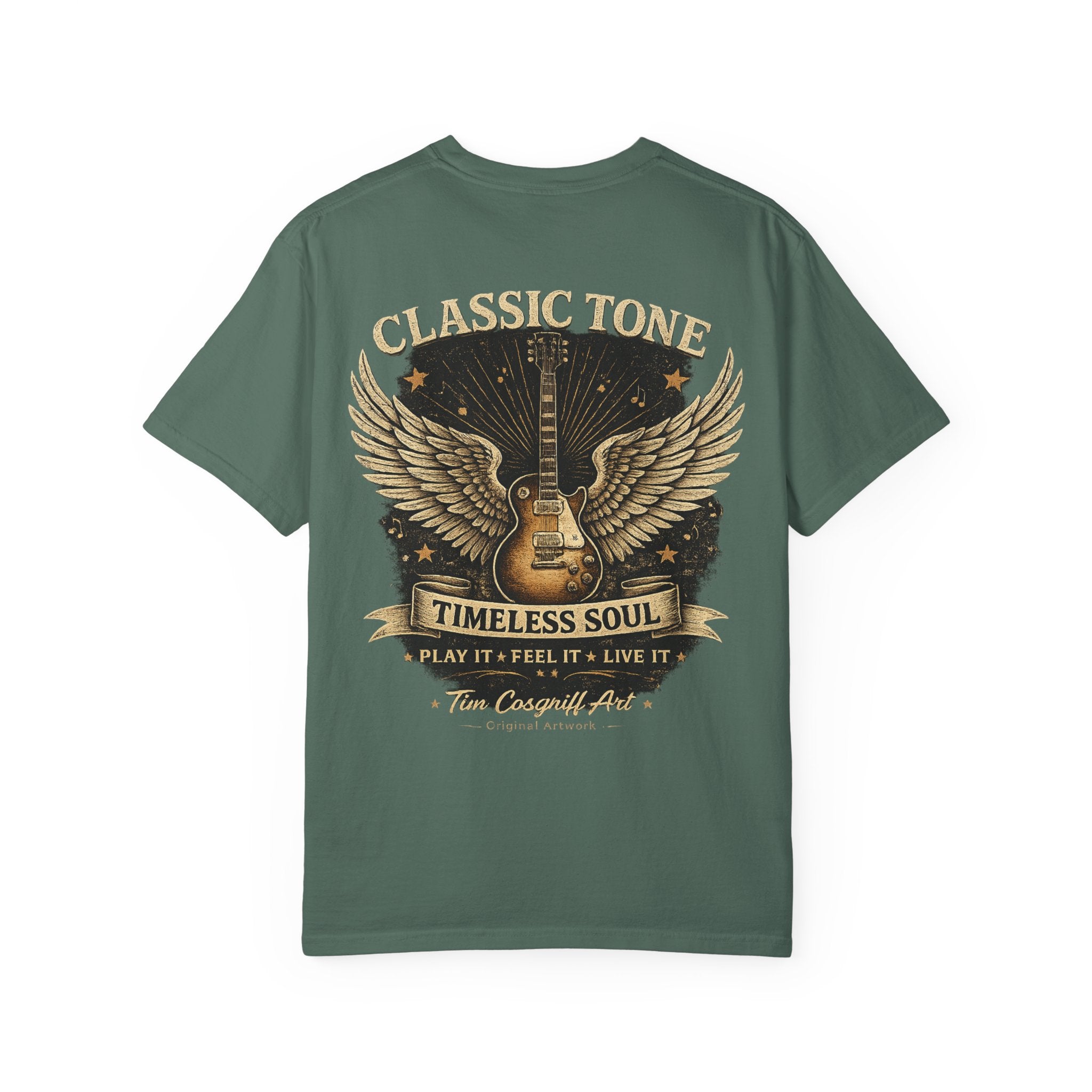 Graphic T-Shirt — Classic Tone "Timeless Soul" Guitar Design