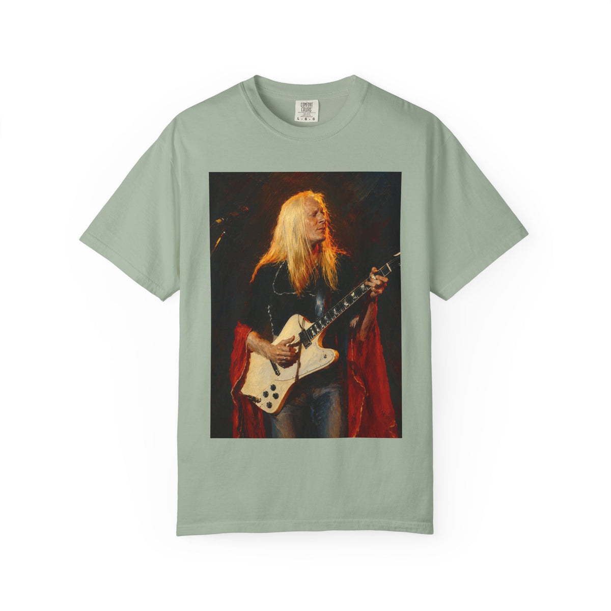 Johnny Winter Guitar T Shirt