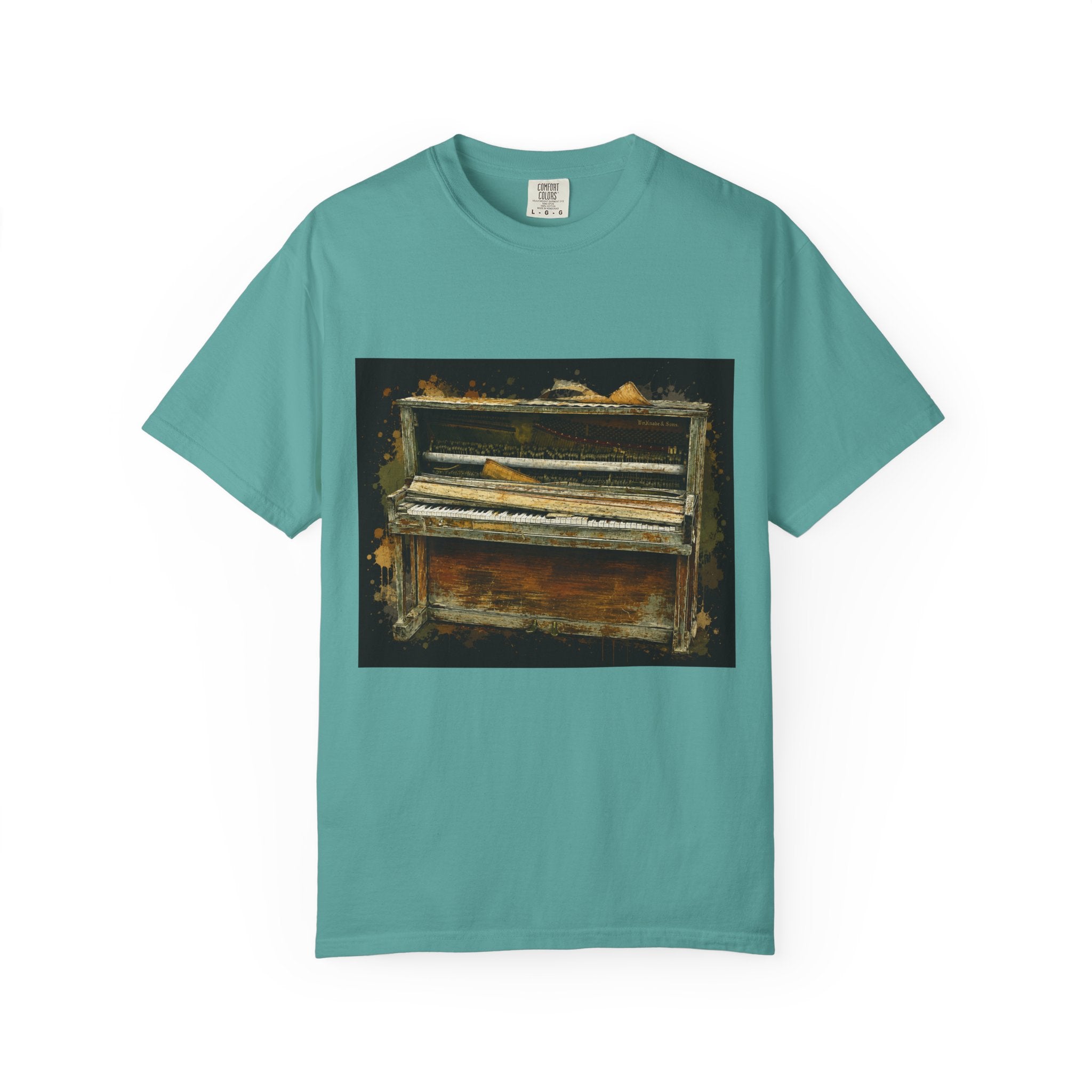 Vintage Piano & Guitar Tee — "Classic Tone Timeless Soul" Graphic T-Shirt