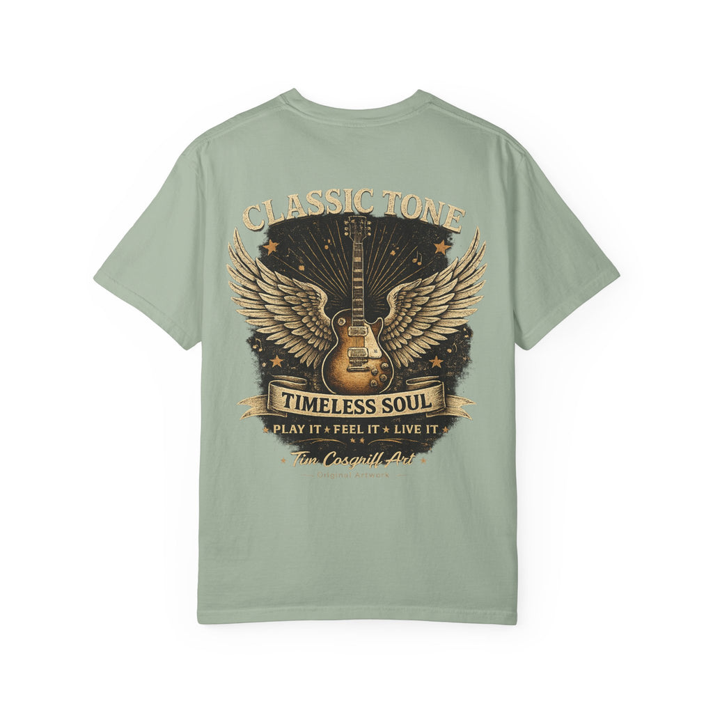 Vintage Guitar T-Shirt — "Classic Tone: Timeless Soul" Rock Music Tee
