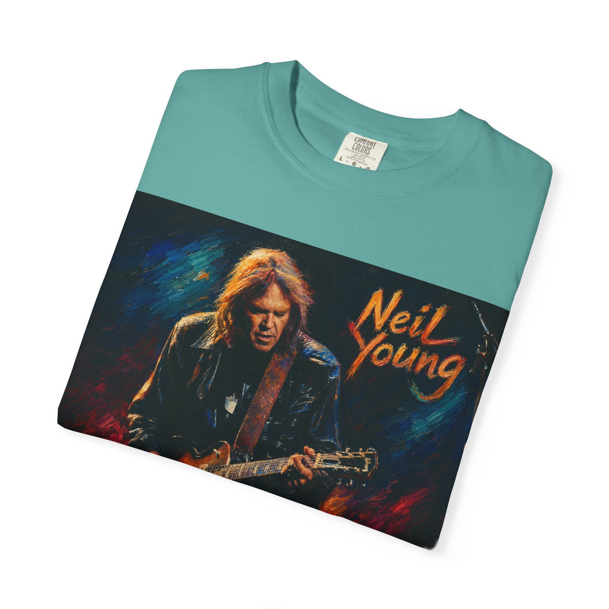 Neil Young Vintage Guitar T Shirt