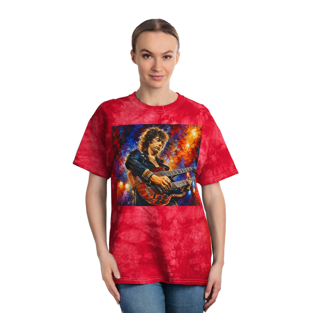 Jimmy Page Tribute Tie Dye T Shirt