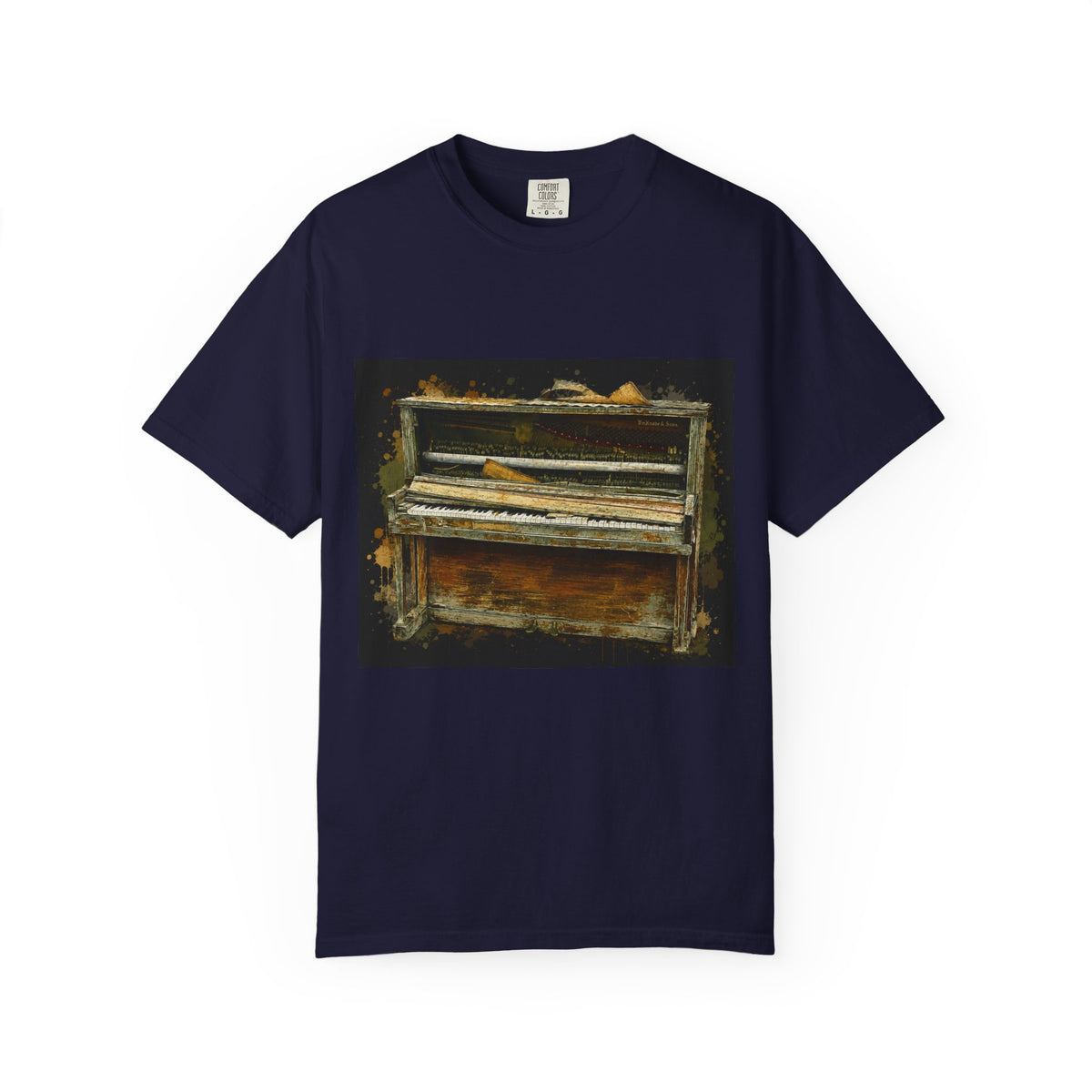 Vintage Piano Original Art T Shirt