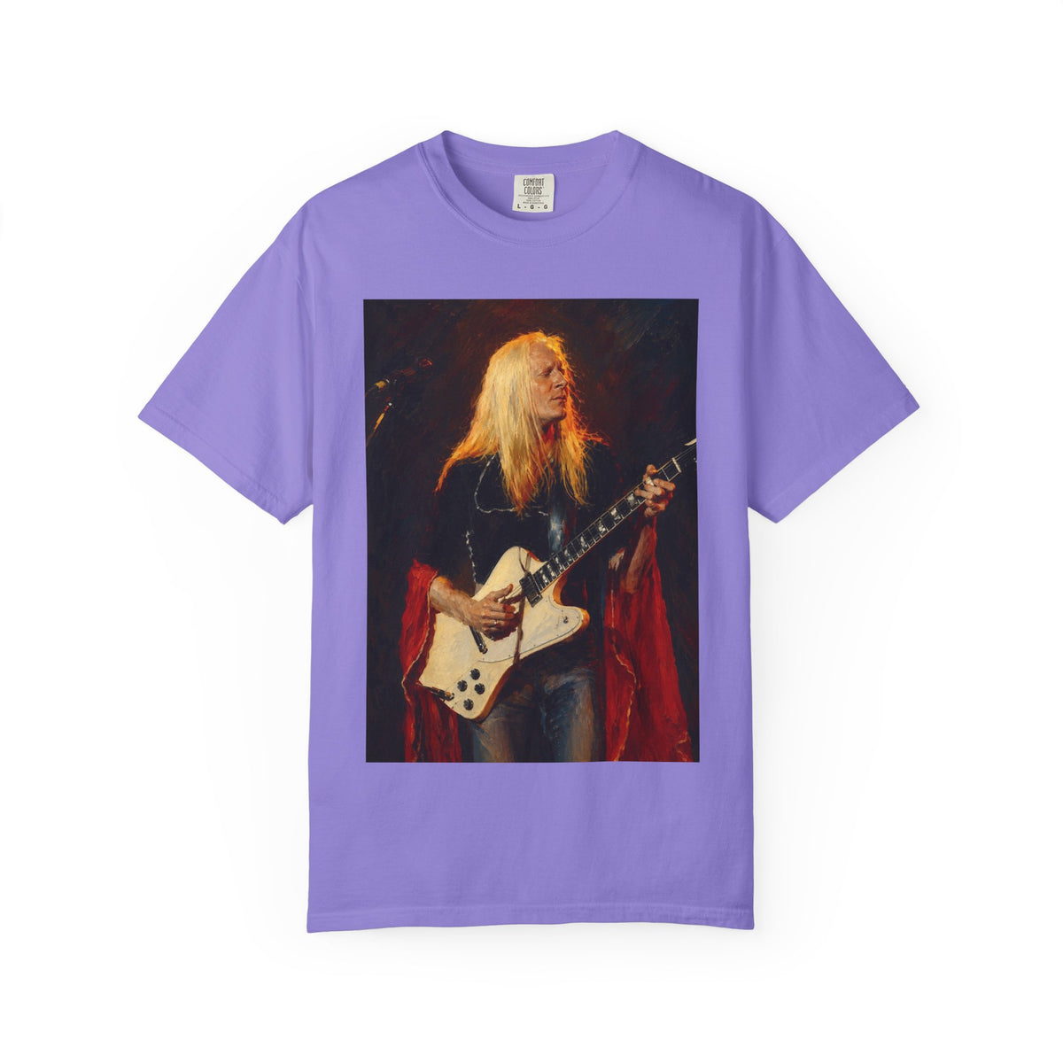 Johnny Winter Guitar T Shirt
