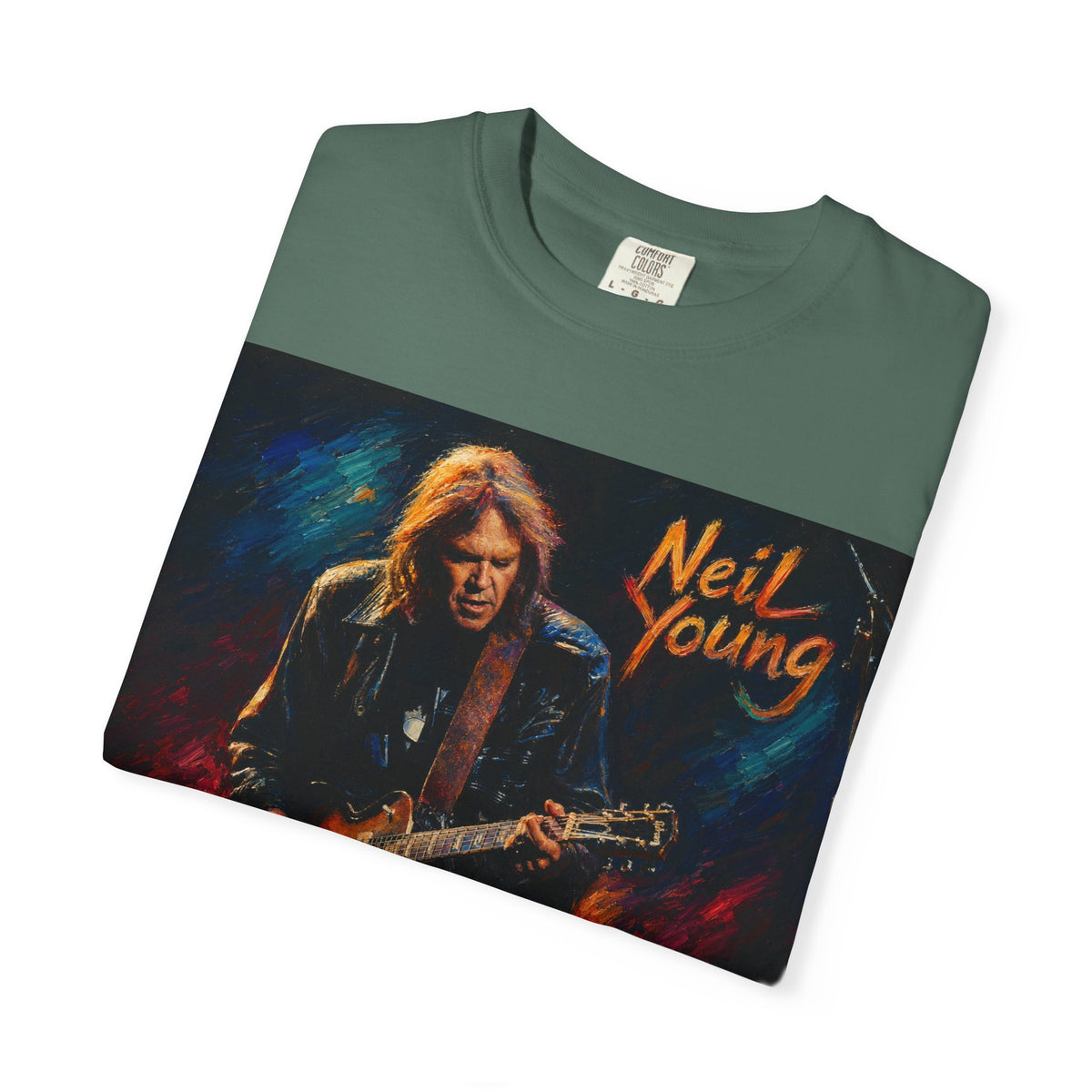 Neil Young Vintage Guitar T Shirt