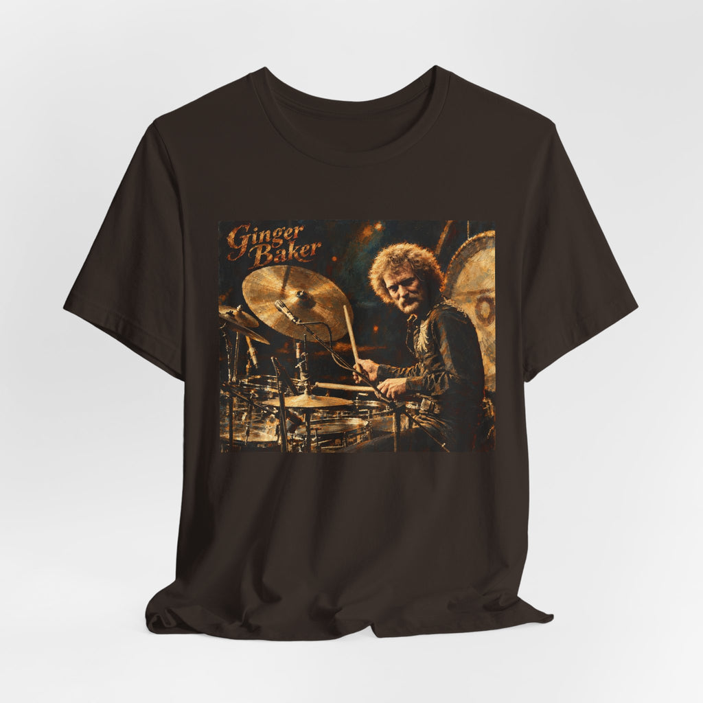 Ginger Baker Drummer T Shirt
