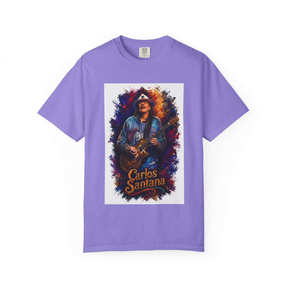 Carlos Santana Guitar  T Shirt