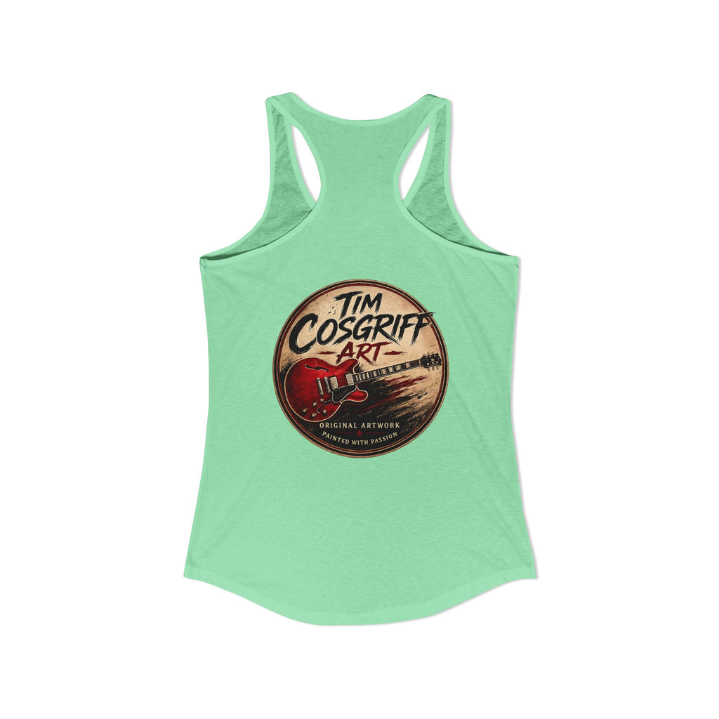 Alvin Lee at Woodstock Women's Racerback Tank
