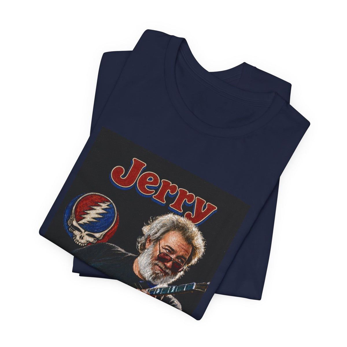 Jerry Garcia Guitar Portrait T Shirt