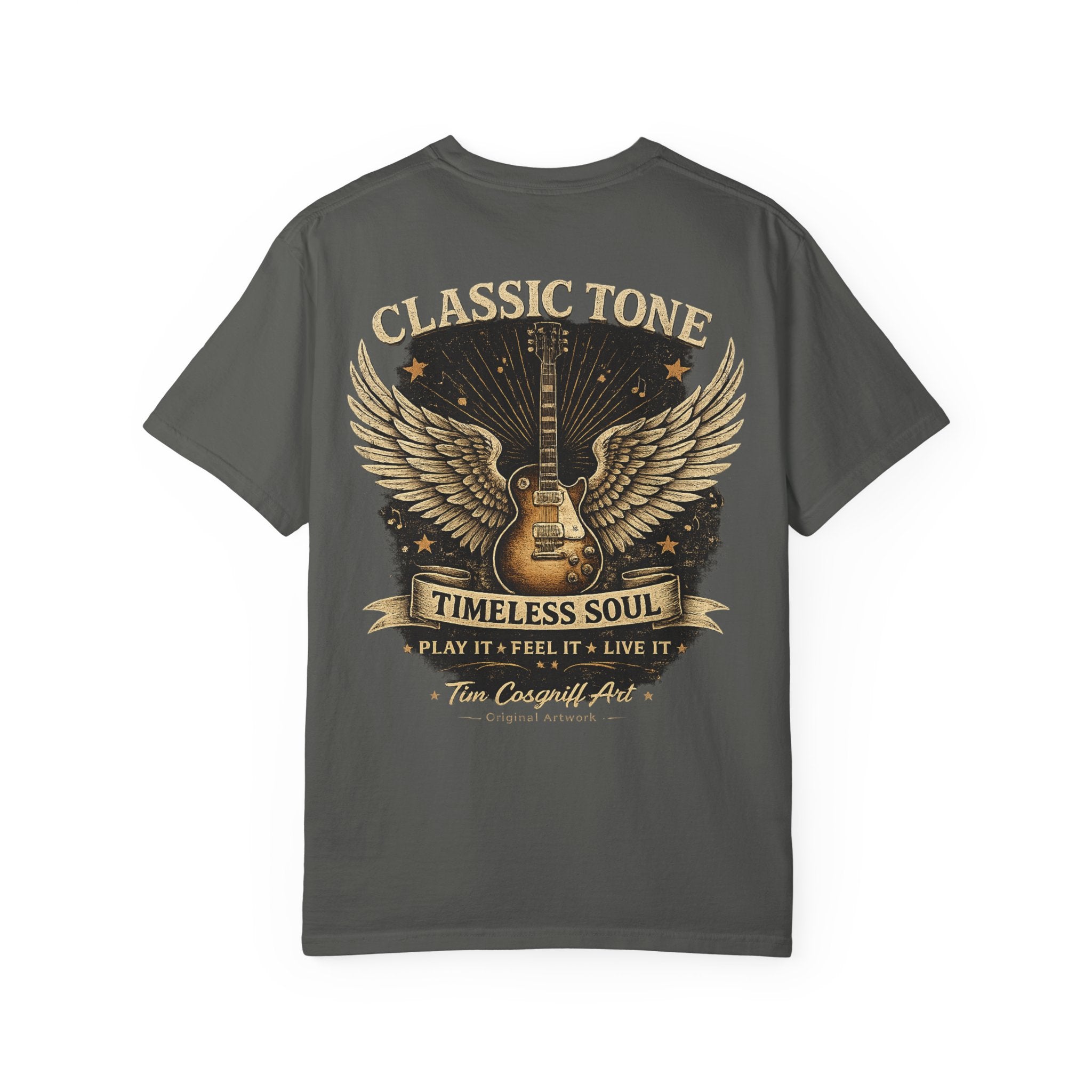Classic Tone Timeless Soul Guitar T-Shirt — Vintage Rock Music Tee