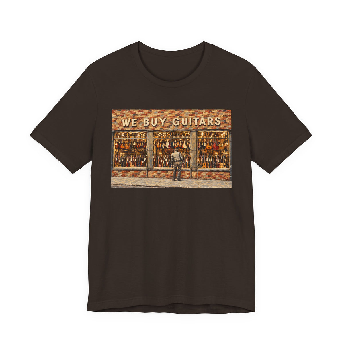 We Buy Guitars Vintage Music Store Tee