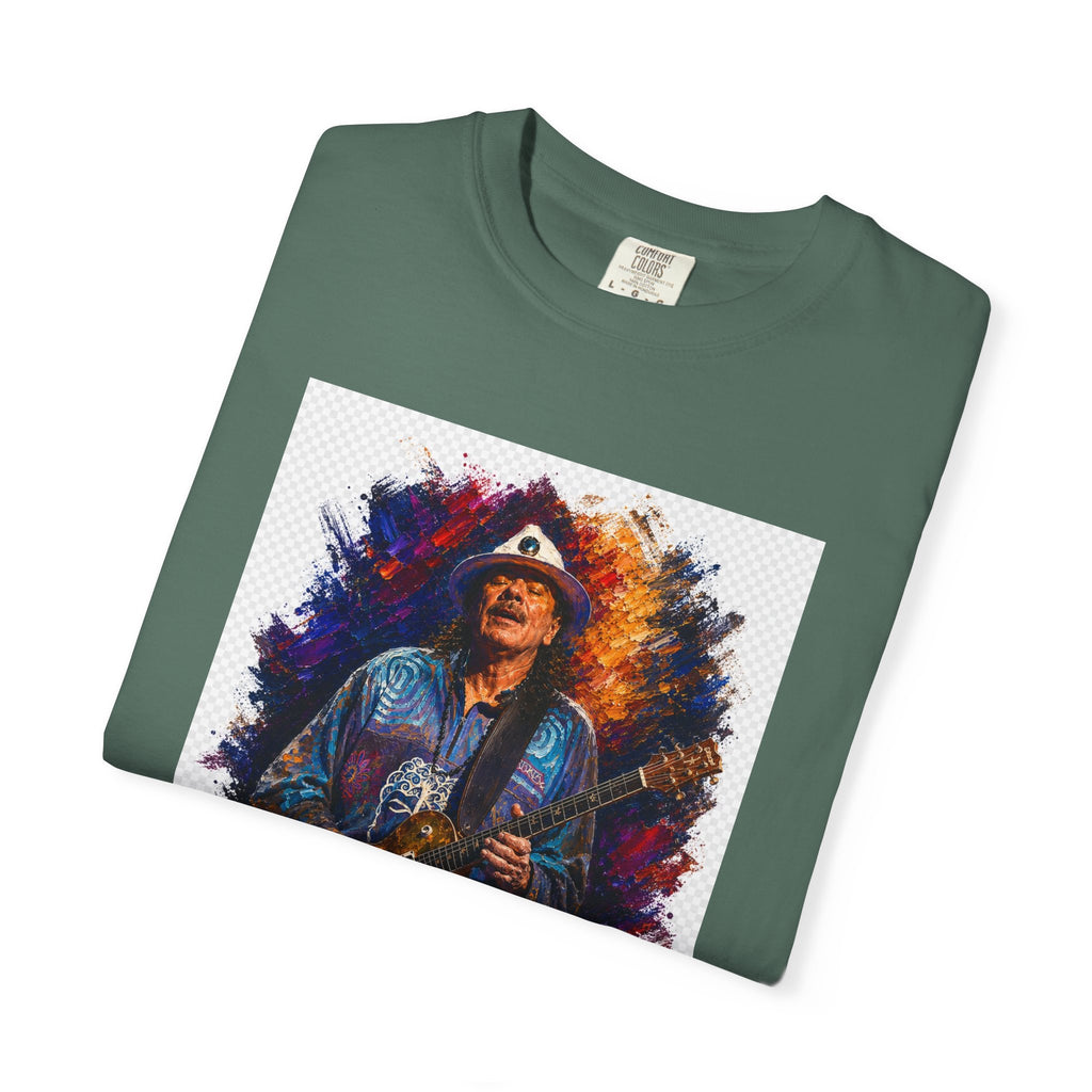 Carlos Santana Guitar  T Shirt