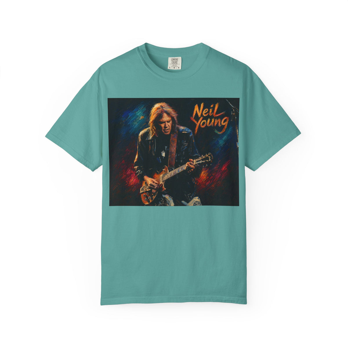 Neil Young Vintage Guitar T Shirt