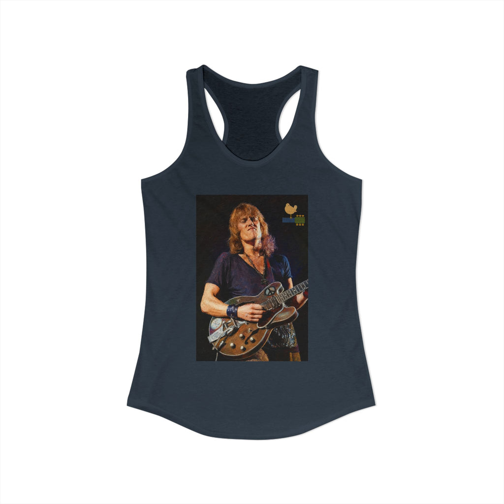 Alvin Lee at Woodstock Women's Racerback Tank