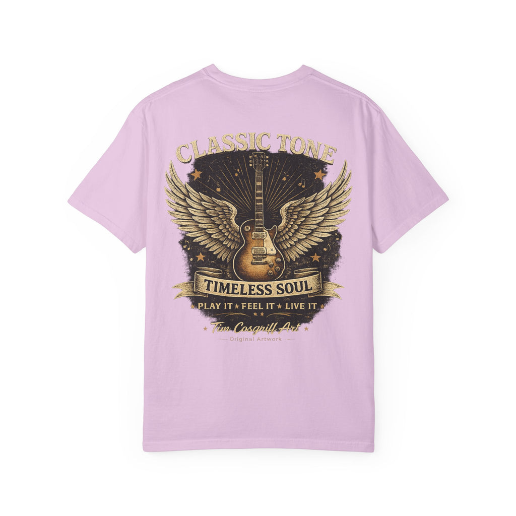 Classic Tone Timeless Soul Guitar T-Shirt — Vintage Rock Music Tee