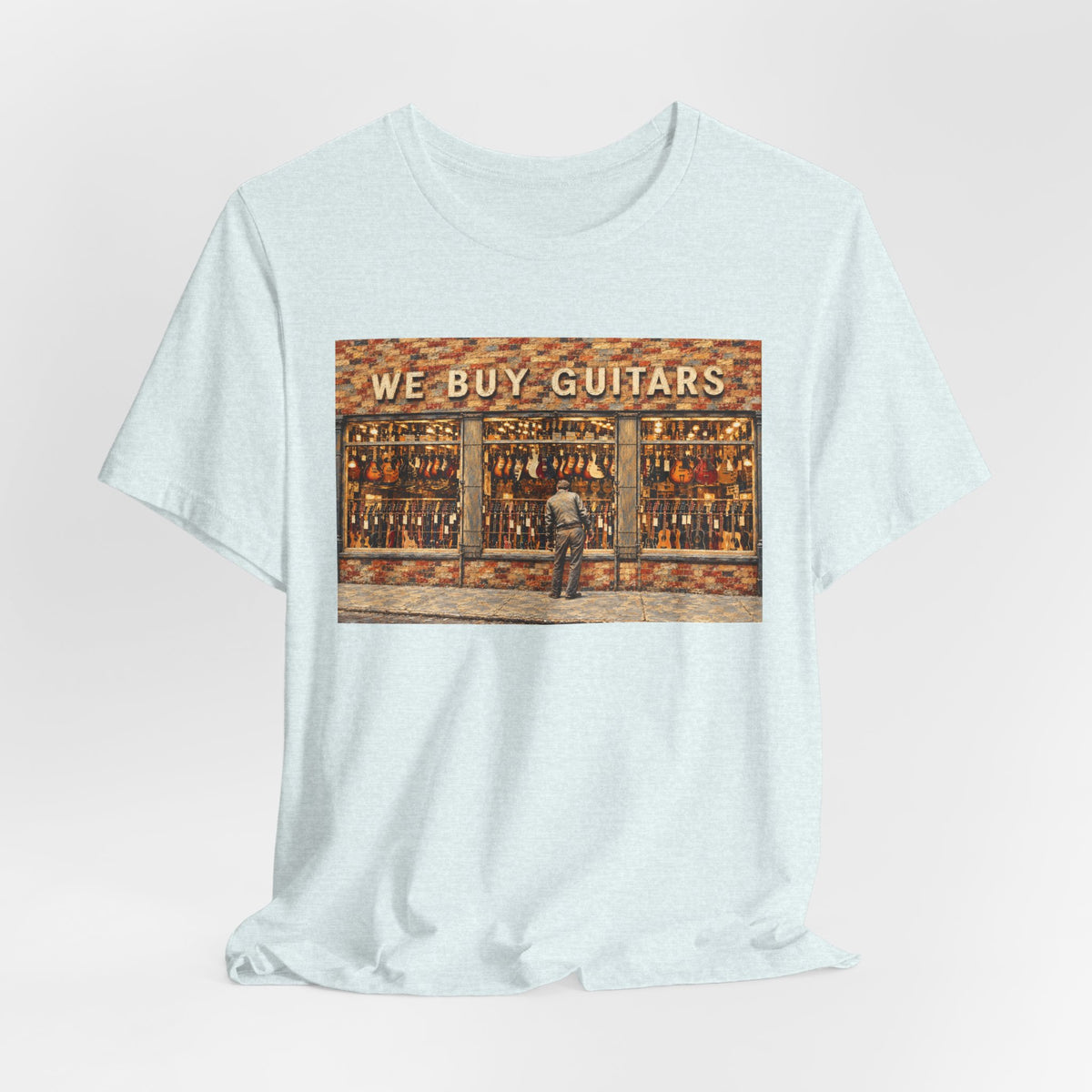 We Buy Guitars Vintage Music Store Tee