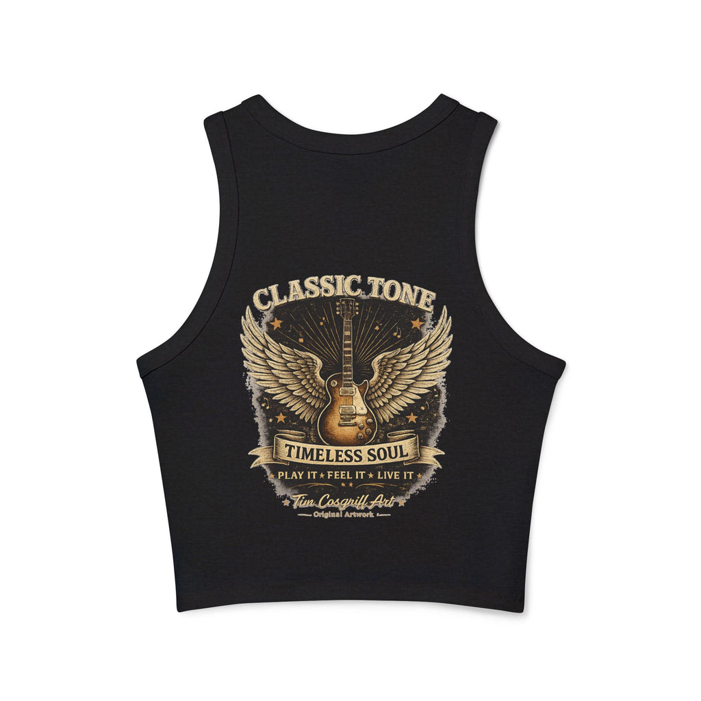 Janis Joplin Classic Rock Crop Tank Timeless Soul Racer Tank