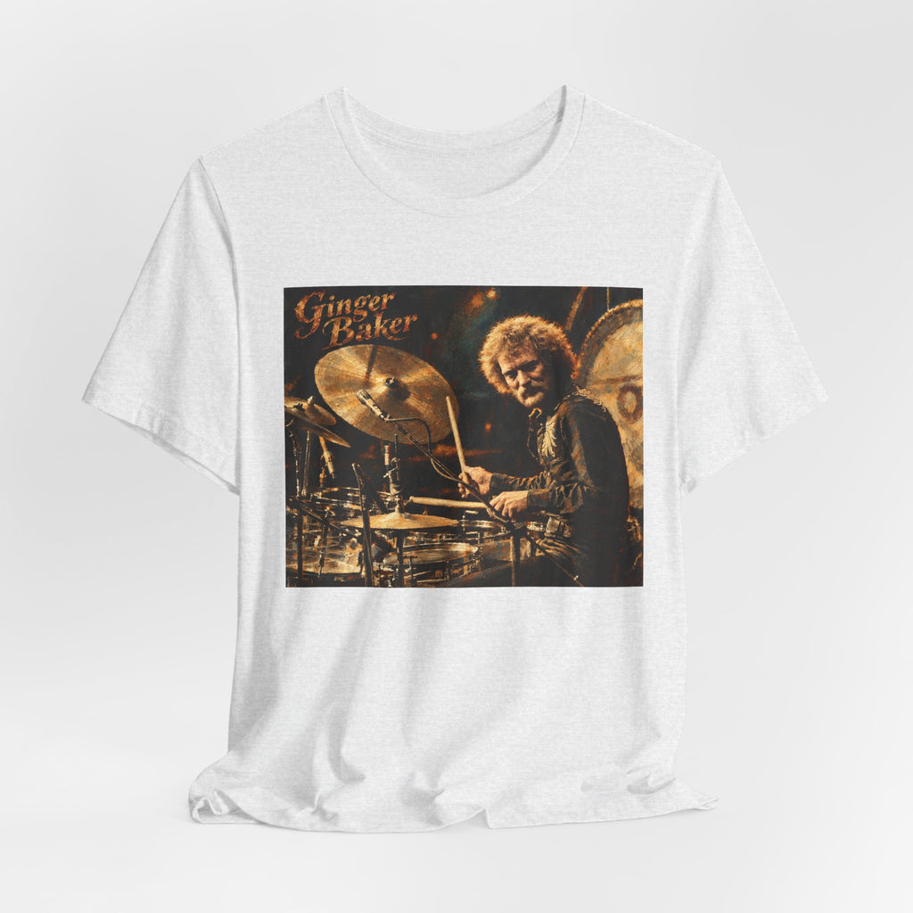 Ginger Baker Drummer T Shirt