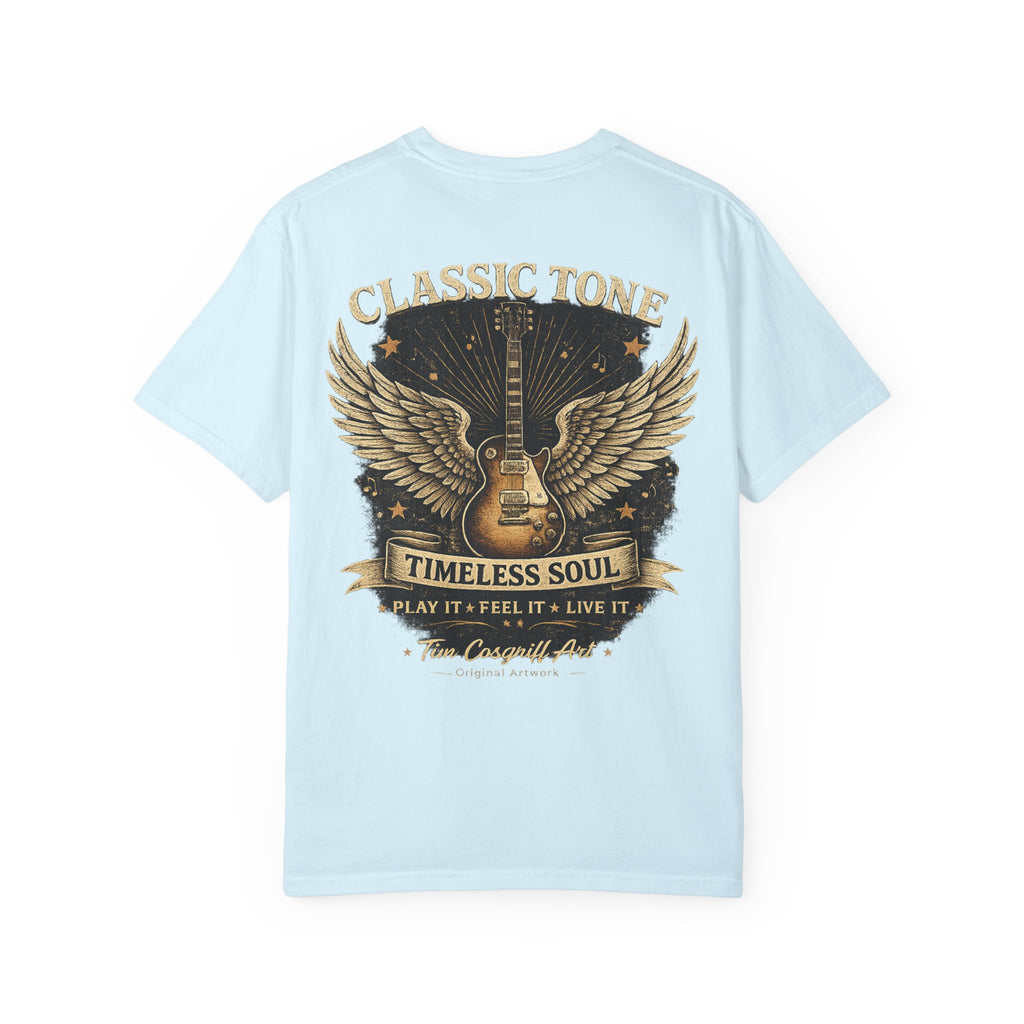 Classic Tone Timeless Soul Guitar T-Shirt — Vintage Rock Music Tee