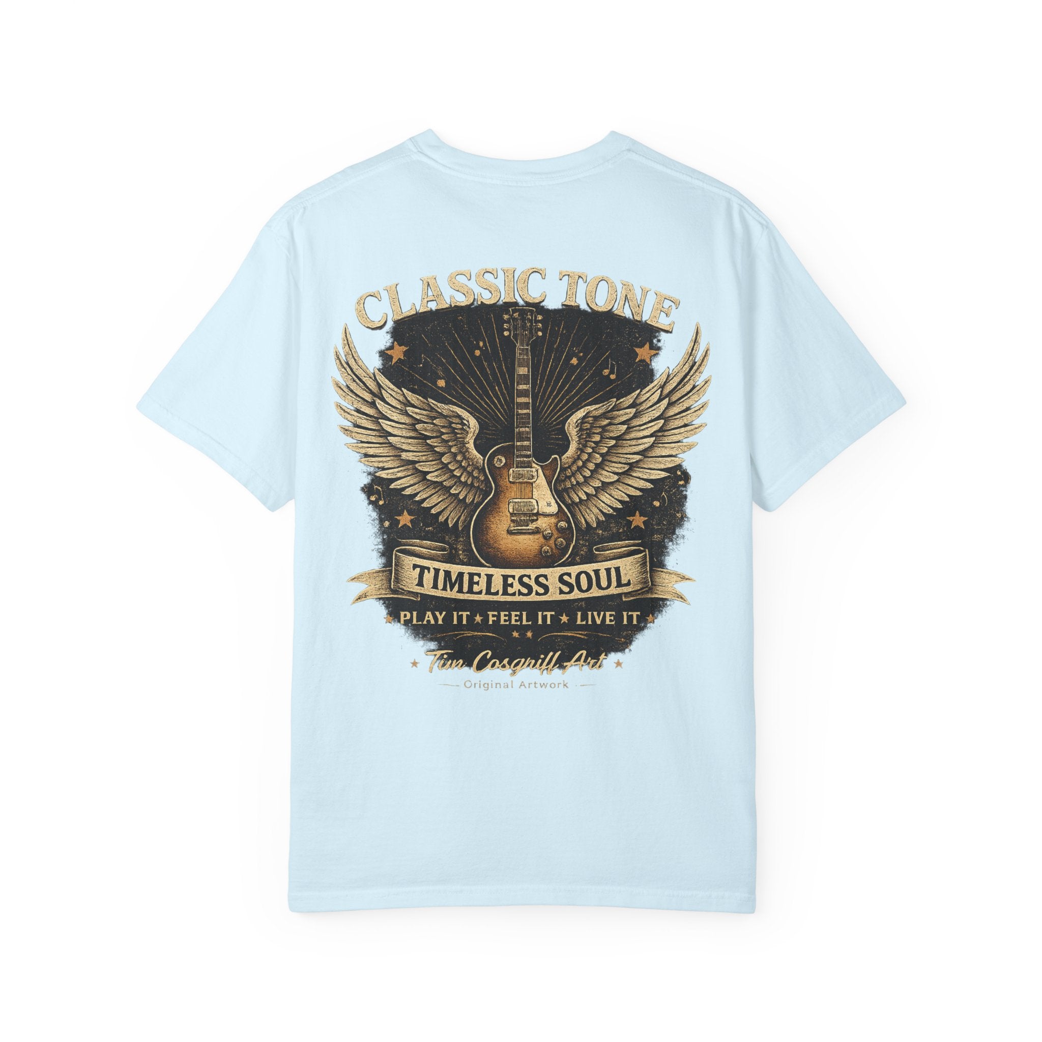 Classic Tone Timeless Soul Guitar T-Shirt — Vintage Rock Music Tee