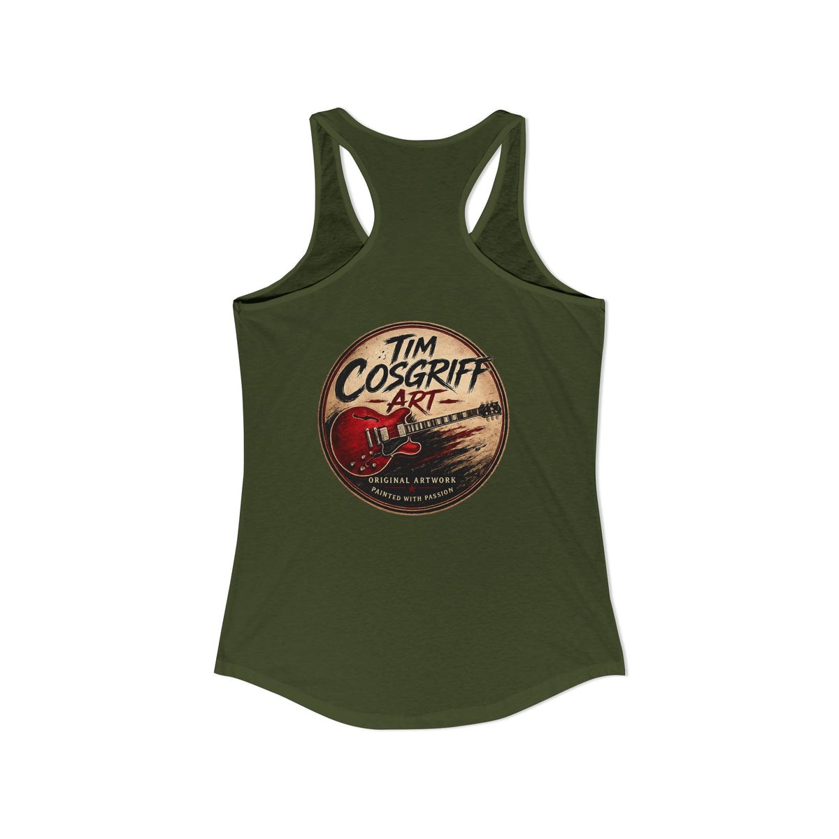 Jimmy Page Guitarist Women's Ideal Racerback Tank