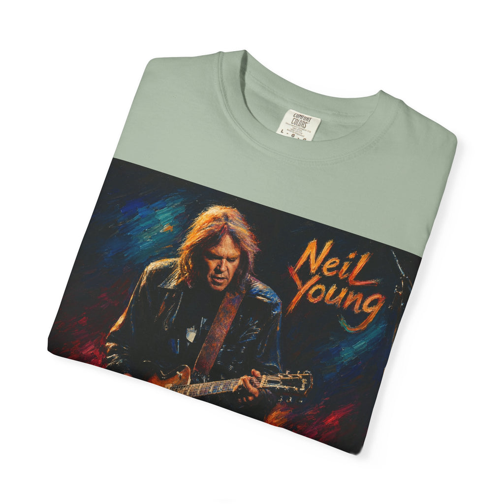 Neil Young Vintage Guitar T Shirt