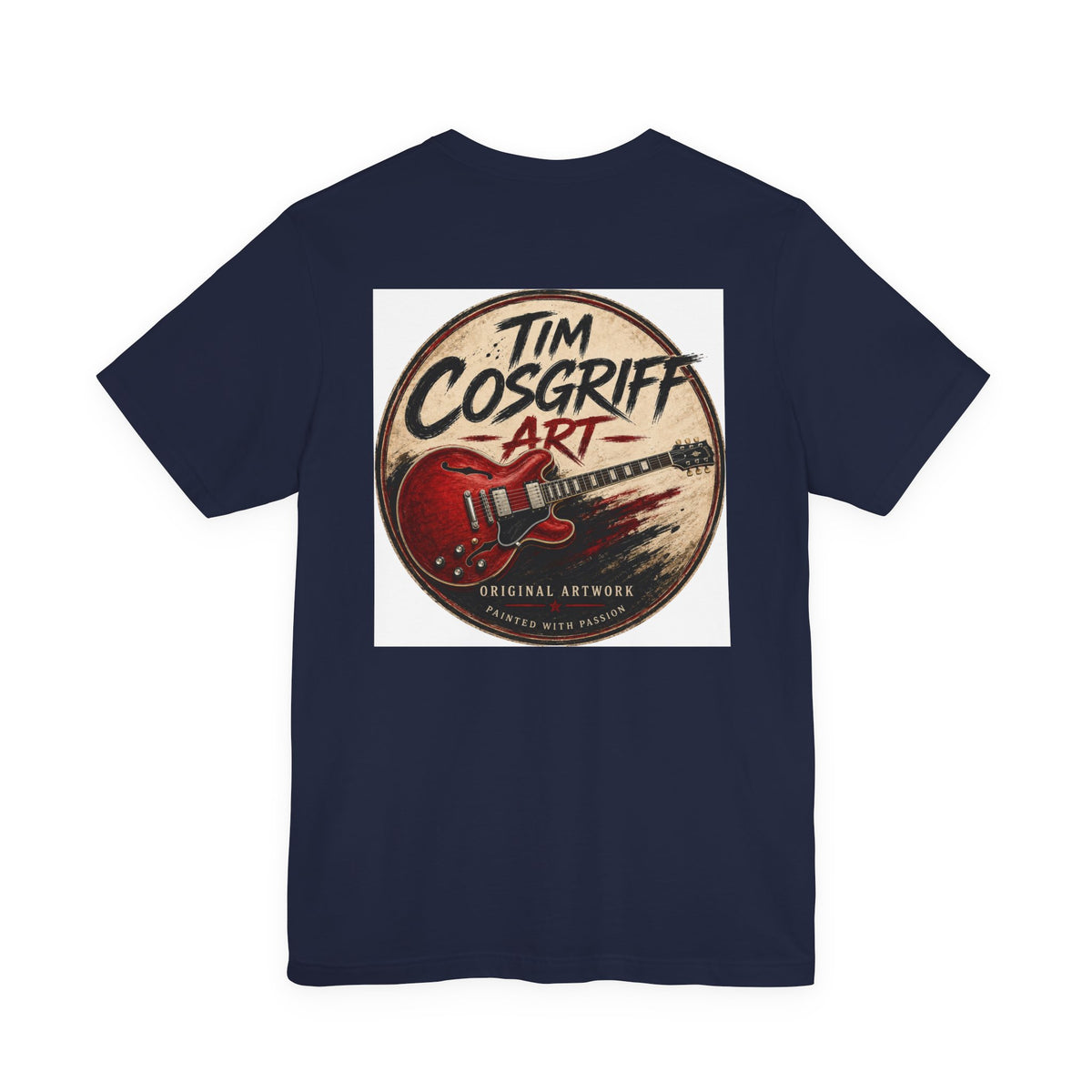 Guitar Island Sunset T Shirt