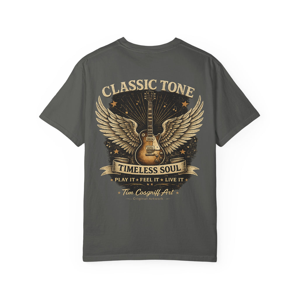 Graphic T-Shirt — Classic Tone "Timeless Soul" Guitar Design