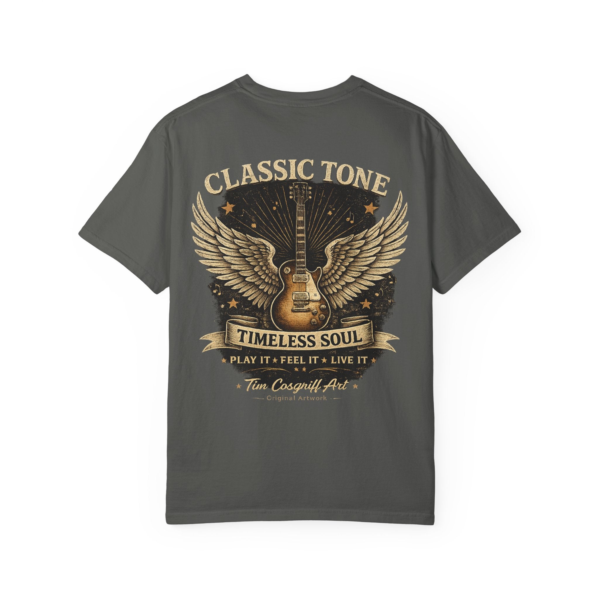 Graphic T-Shirt — Classic Tone "Timeless Soul" Guitar Design