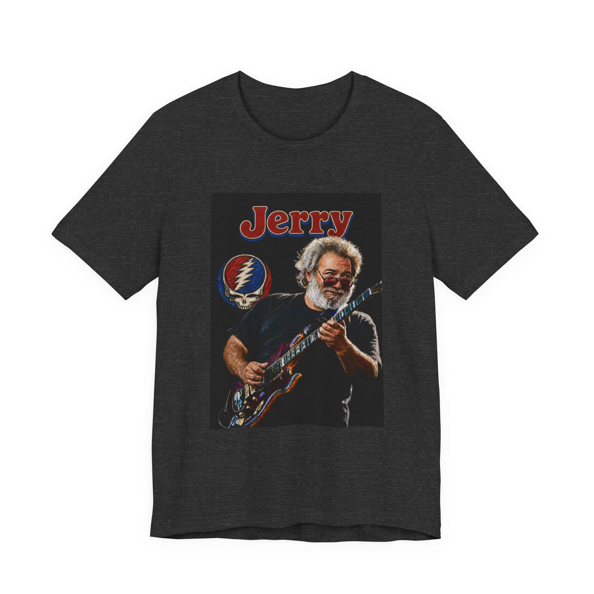 Jerry Garcia Guitar Portrait T Shirt