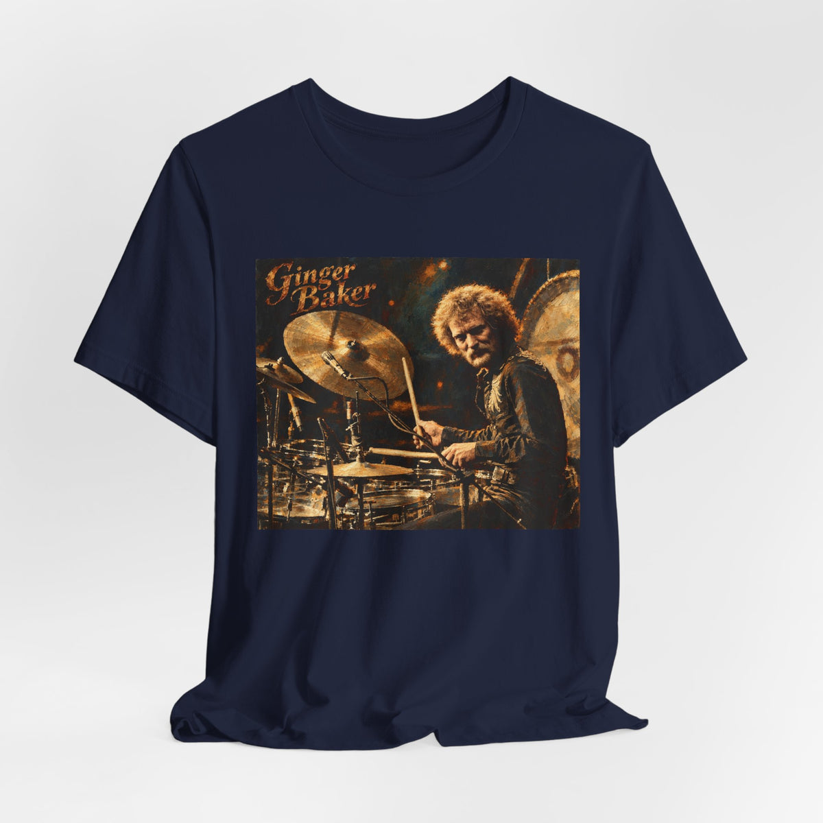Ginger Baker Drummer T Shirt