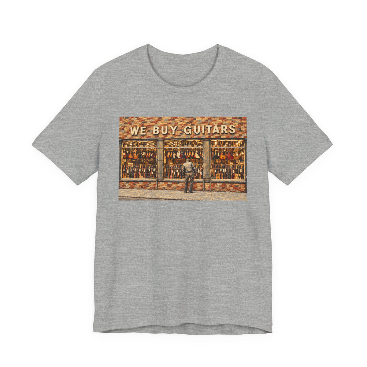 We Buy Guitars Vintage Music Store Tee