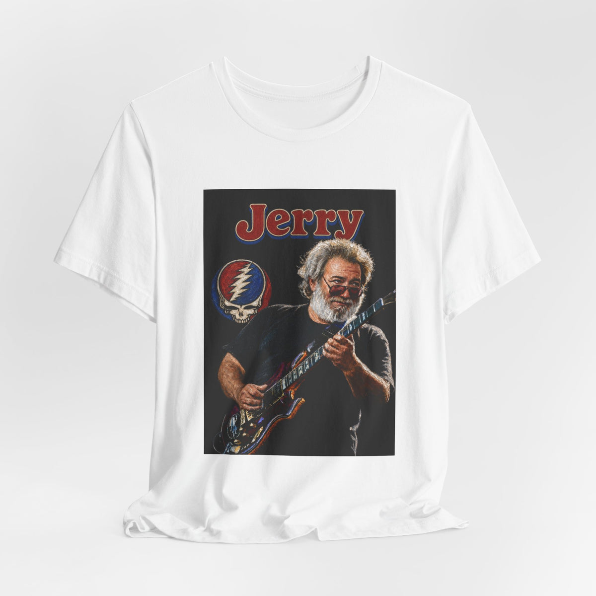 Jerry Garcia Guitar Portrait T Shirt