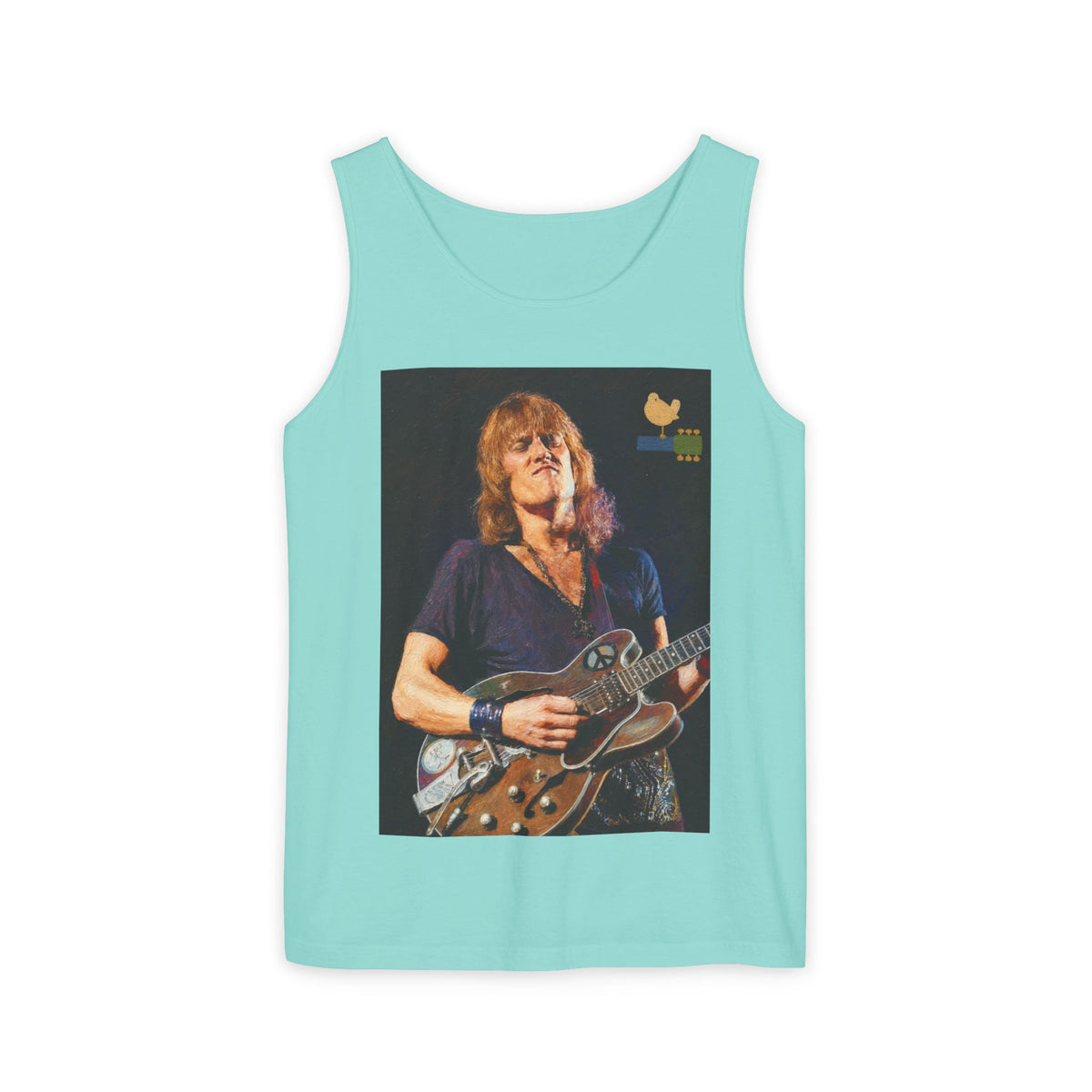 Alvin Lee at Woodstock Tank Top Unisex