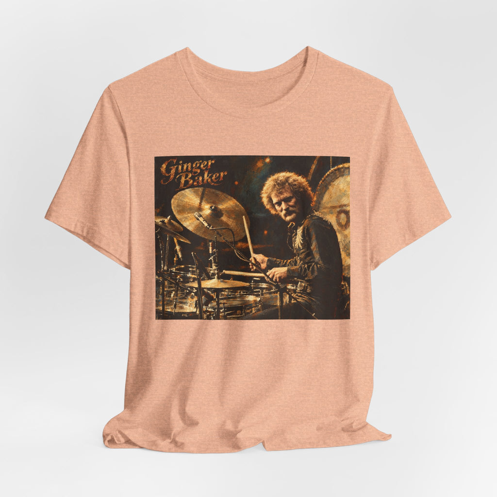 Ginger Baker Drummer T Shirt