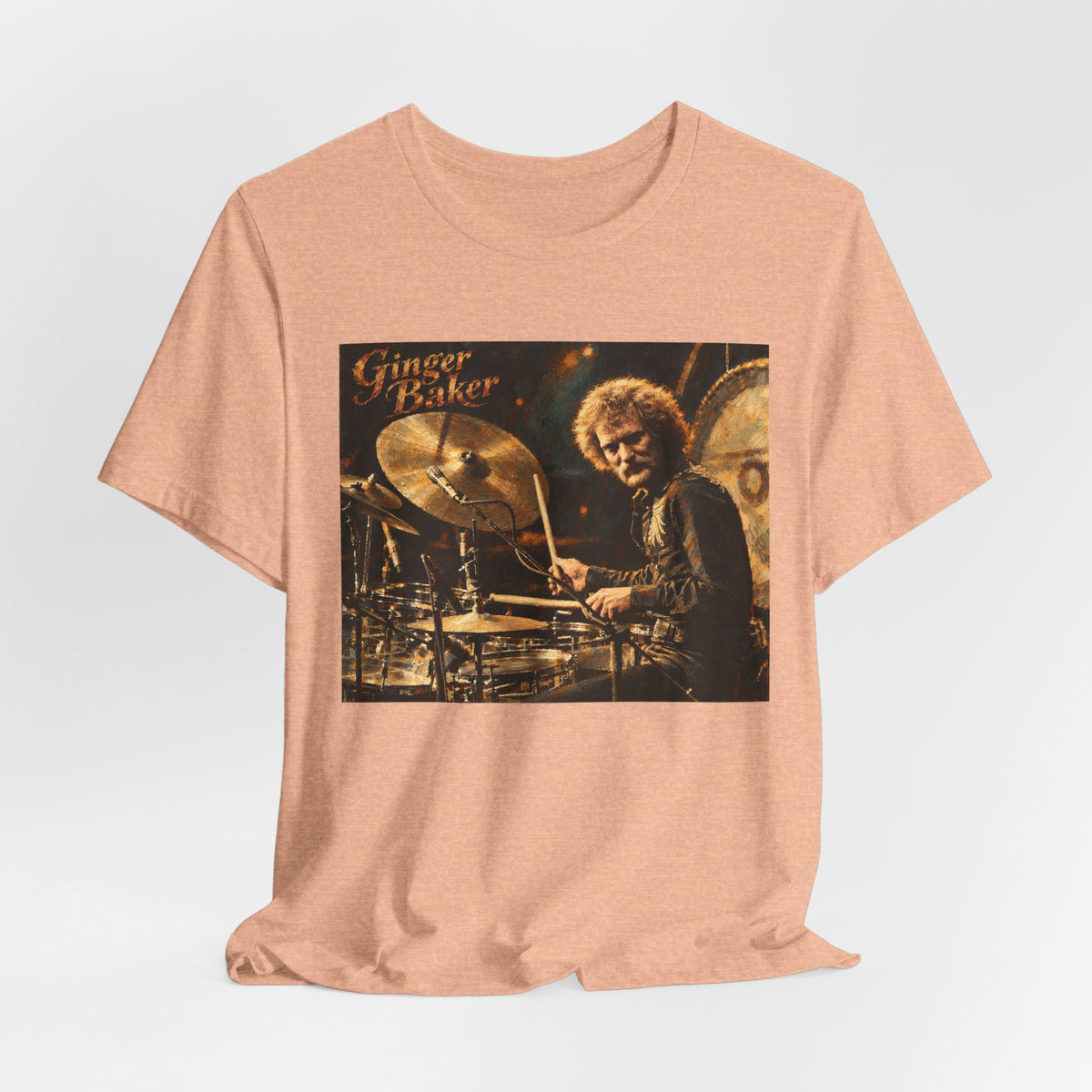 Ginger Baker Drummer T Shirt