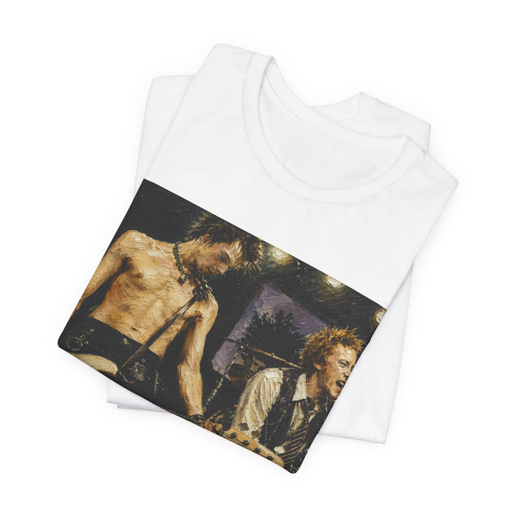 Rock Concert Photo Tee Vintage Live Band Graphic T-Shirt