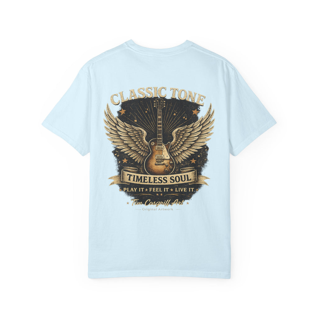 Graphic T-Shirt — Classic Tone “Timeless Soul” Guitar Rock Tee