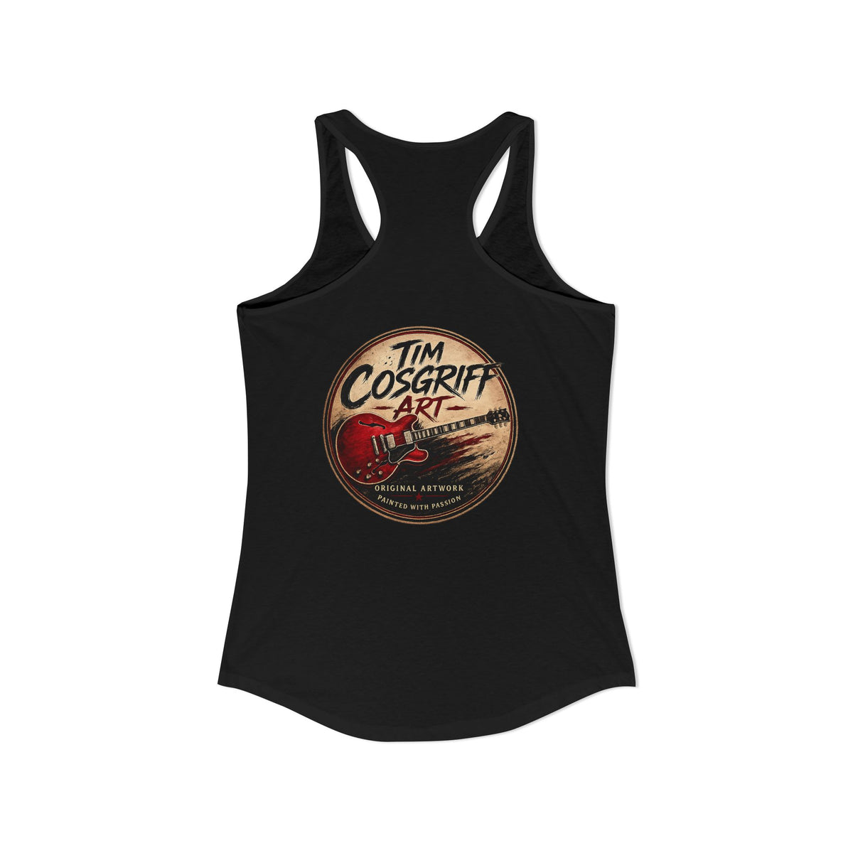 Jimmy Page Guitarist Women's Ideal Racerback Tank