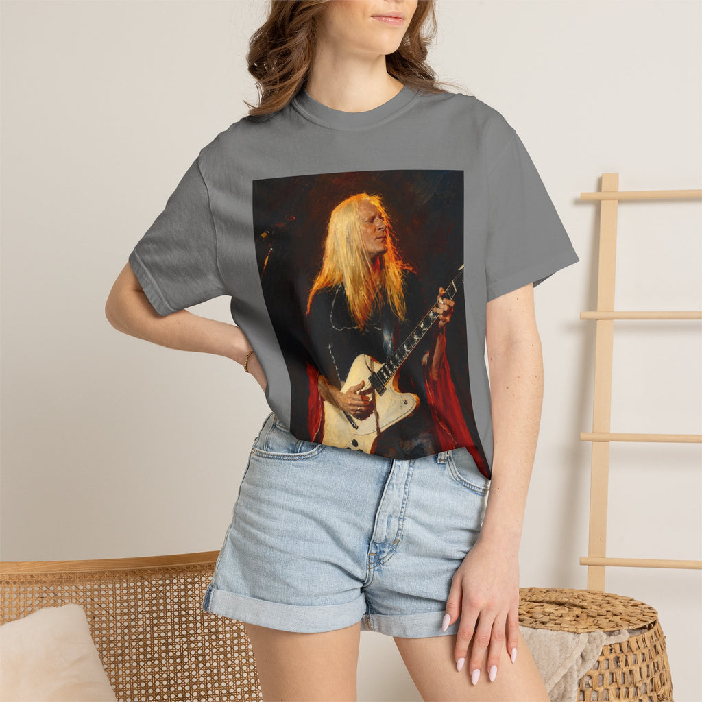 Johnny Winter Guitar T Shirt