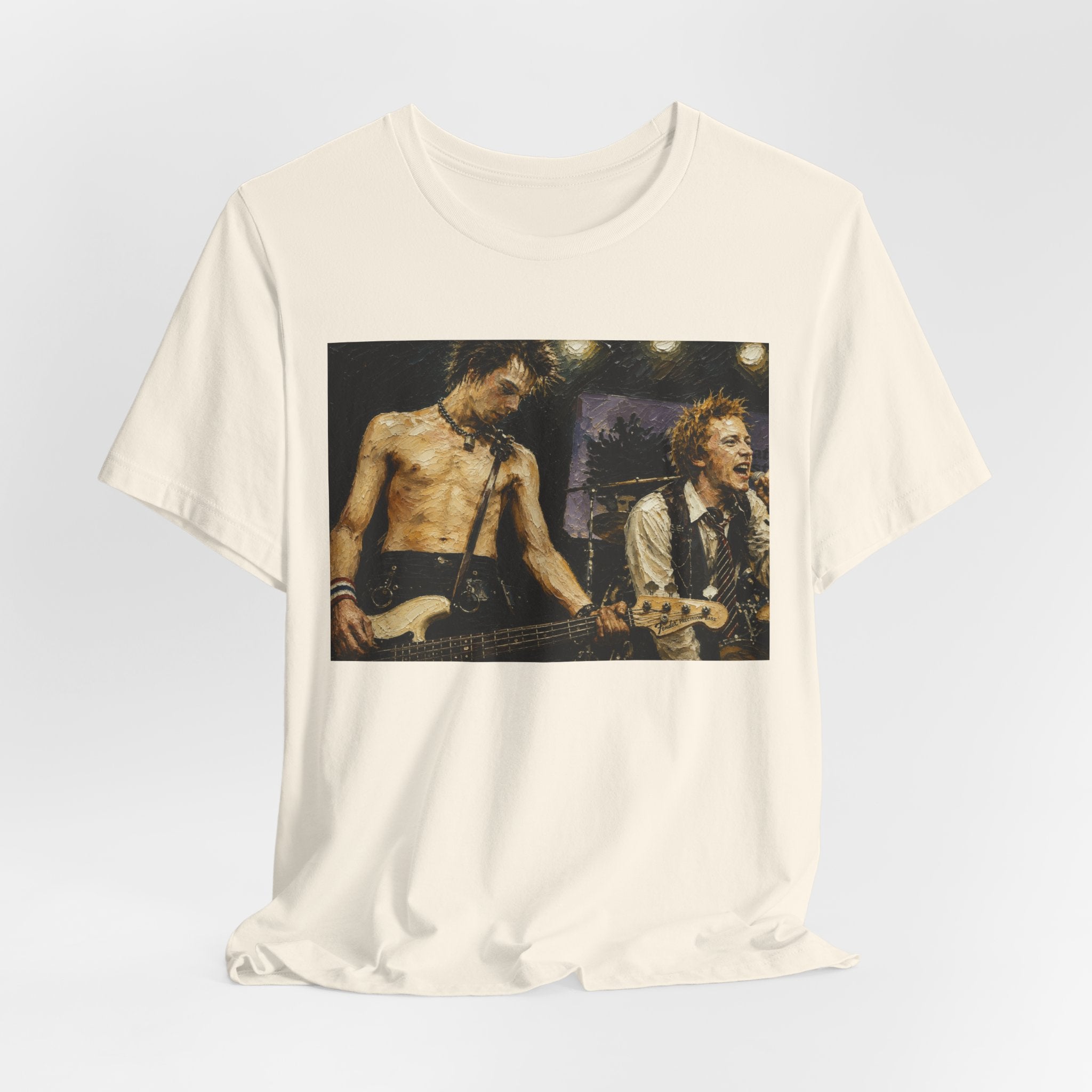Rock Concert Photo Tee Vintage Live Band Graphic T-Shirt
