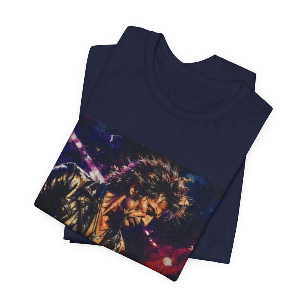 Guitarist Concert Graphic Tee — Vintage Rock Music Band Shirt