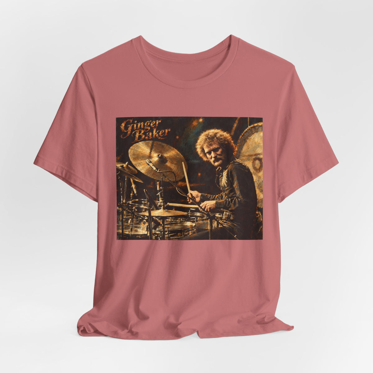 Ginger Baker Drummer T Shirt