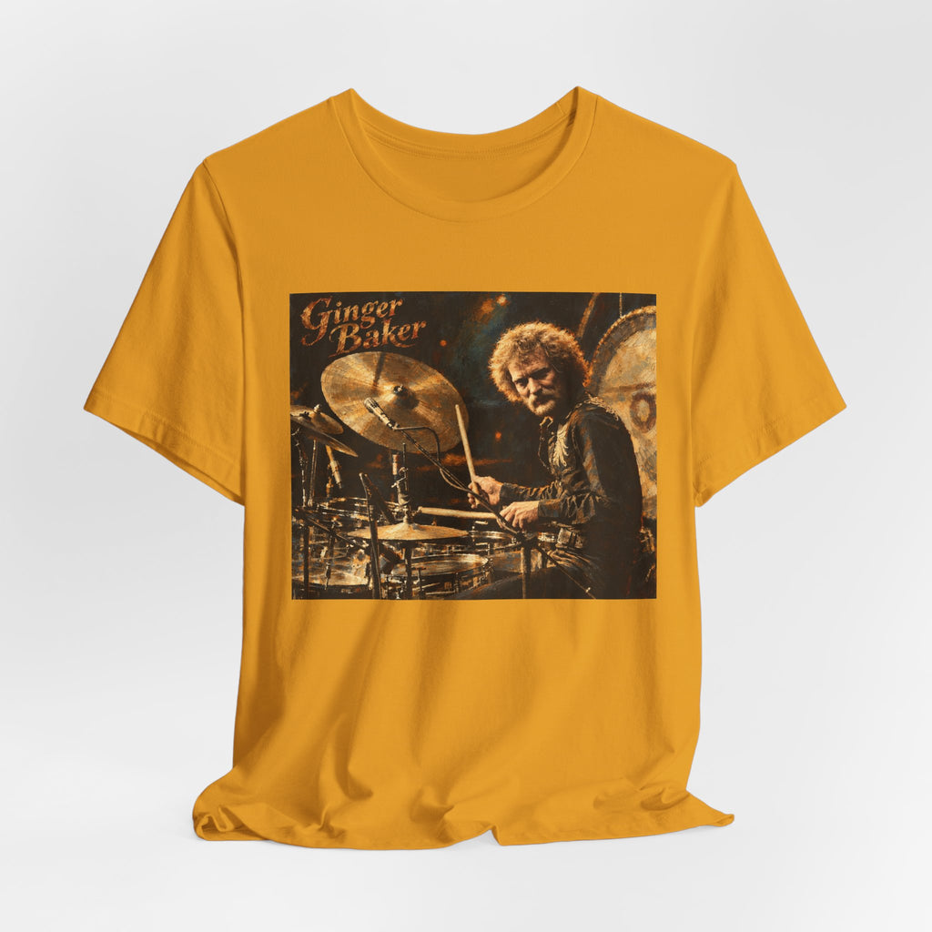 Ginger Baker Drummer T Shirt