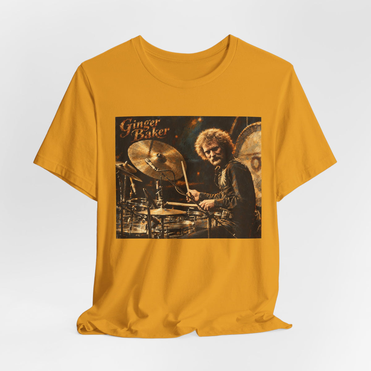 Ginger Baker Drummer T Shirt
