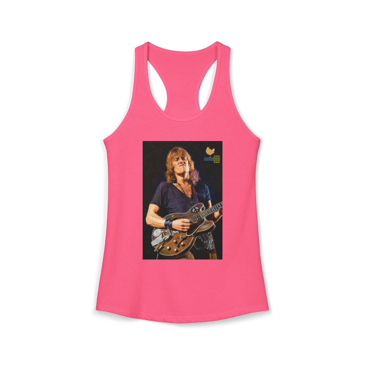 Alvin Lee at Woodstock Women's Racerback Tank