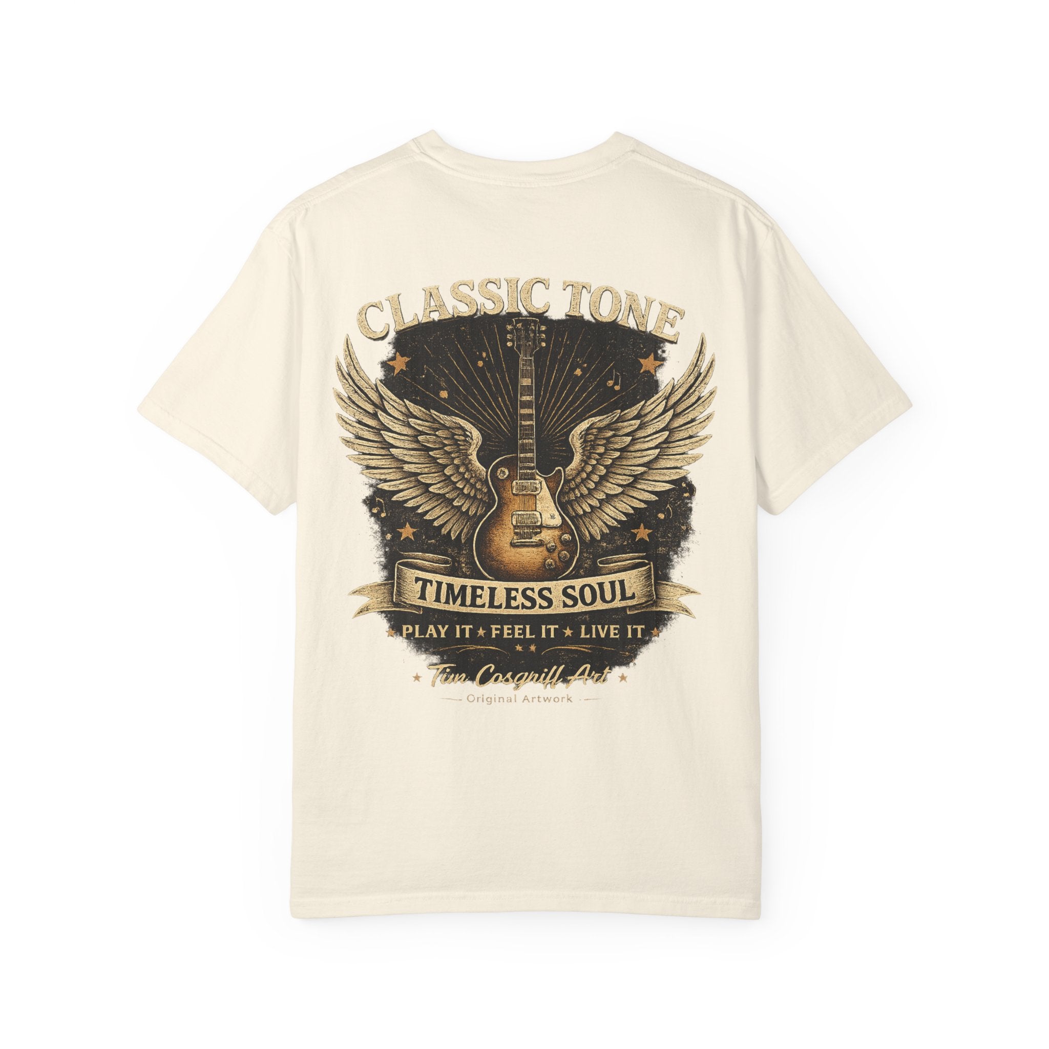 Vintage Guitar T-Shirt — "Classic Tone: Timeless Soul" Rock Music Tee