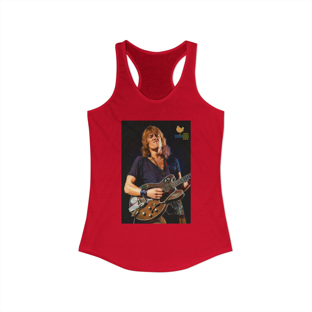 Alvin Lee at Woodstock Women's Racerback Tank