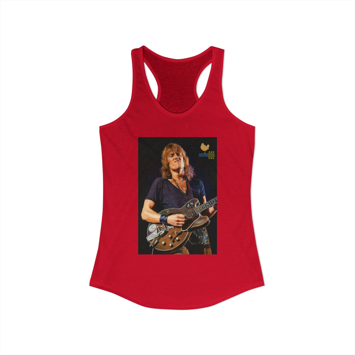 Alvin Lee at Woodstock Women's Racerback Tank
