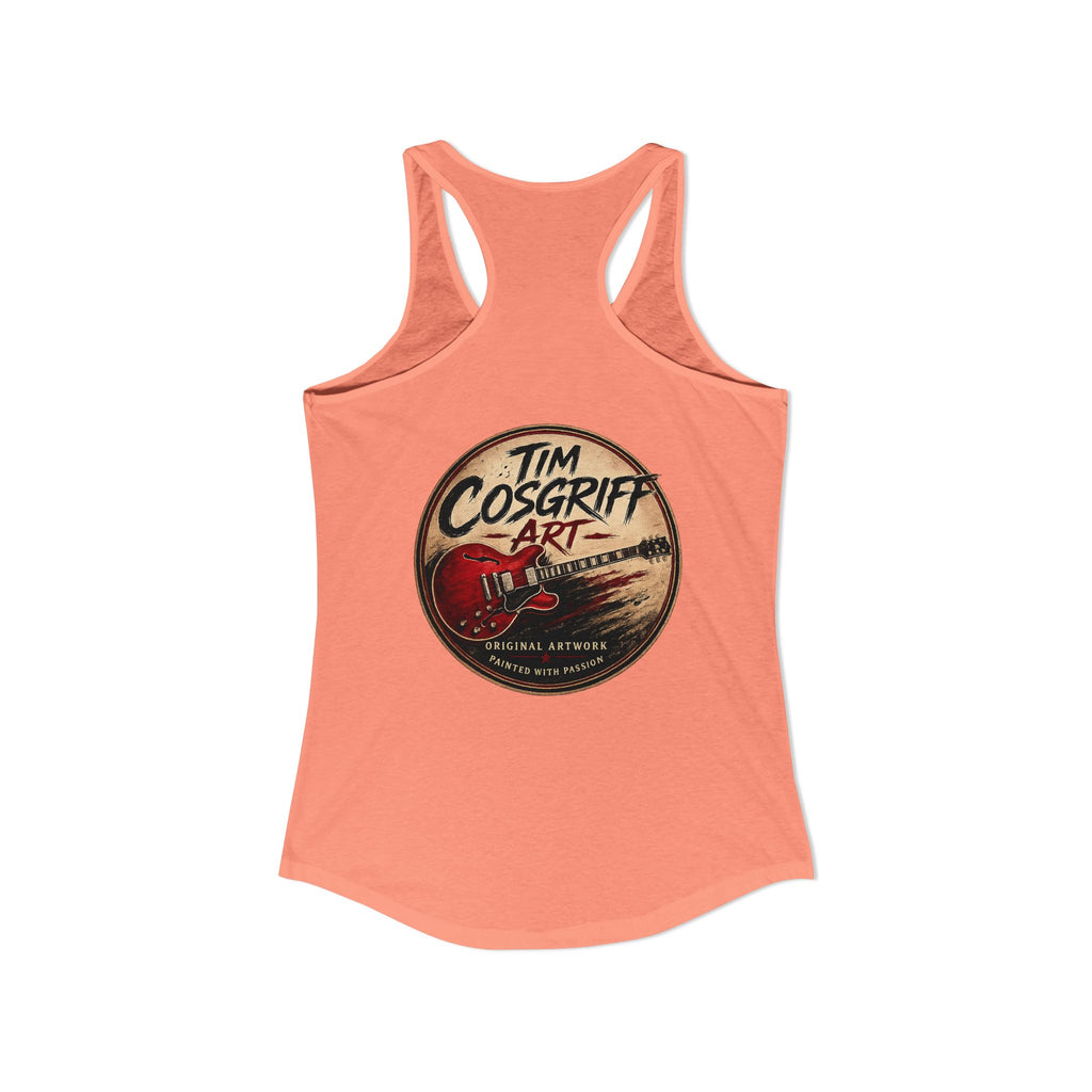 Alvin Lee at Woodstock Women's Racerback Tank